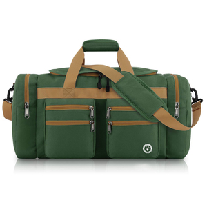 Bolsa Deportiva Uniza Green de 40-55L, Tela Oxford con Cierre de Cremallera y Correa Ajustable, Bolsa Deportiva Casual - Product Image 3