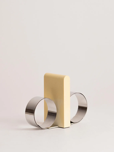 Sujetalibros Contemporáneos de Aluminio para Oficina y Hogar que Combinan Funcionalidad con un Estilo Decorativo Tradicional, Decoración para Bodas - Product Image 5