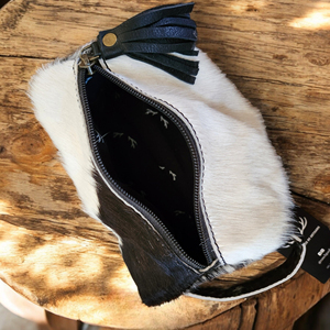 Western Cowhide Leather Women Tote Bag Stylish Look Women <b>Fur</b> Shoulder Bag Genuine Hairon Cowhide Tote Bag - Product Image 5