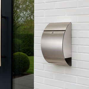 Rustproof thép không gỉ Hộp Thư ngoài trời bài hộp Wall Mount kim loại hộp thư cho căn hộ - Product Image 4