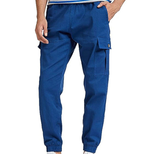 Custom 6 Pockets Jogger Sweat Pants 300gsm Men's Clothing Jogger Heavyweight Cargo Sweat Pants Casual Loose Cargo Trousers - Product Image 1