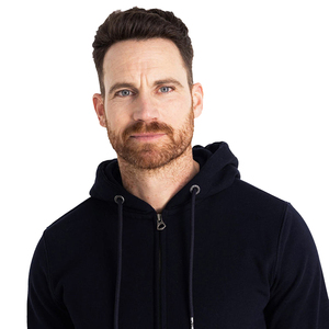 Sweat à capuche zippé surdimensionné pour homme, 100 % coton molletonné, épais, écologique, personnalisable, entièrement zippé - Product Image 3