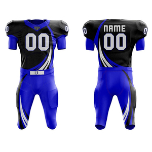 Uniforme de Fútbol Americano 100% Poliéster, Servicio OEM, Tallas y Colores Personalizados - Product Image 1