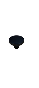 Perilla Redonda de Acero Inoxidable Negra - Product Image 3