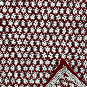 Nueva Sábana King Size Hecha a Mano con Estampado de Bloques de Jaipur, 100% Algodón, Suave, Duradera, con Tinte No Tóxico, Diseño Floral, para Uso Doméstico y Hotelero - Product Image 3