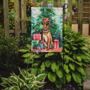 Bandera de jardín de Navidad de Rhodesian Ridgeback Multicolor buzón decorativo y cartel de Patio para ilustraciones de patio y césped para camas de flores - Product Image 2