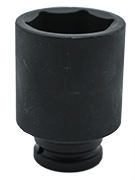 Industrial Grade 1" Dr. Impact Socket Set Metric Size 17mm 115mm Black Phosphate OEM Straight Hex <b>Garage</b> Auto Repair <b>Tools</b> - Product Image 3