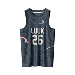 Conjunto de Camiseta y Pantalones Cortos de Baloncesto LUUK 2026, Sublimados, Transpirables, Unisex, para Todas las Temporadas - Product Image 4