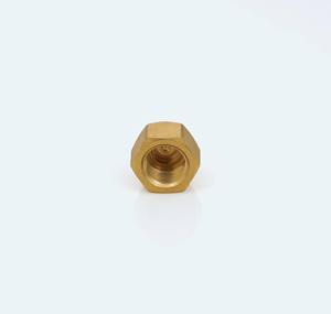 Tuerca de abocardado de latón de alta resistencia BrassBlizz 5/16 SAE 45 grados, rosca 1/2-20, 1200 PSI, para línea de servicio de sistemas HVAC R410A de alta presión - Product Image 3