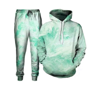 Men's Sublimation Outdoor Tracksuit <b>Lightweight</b> Hooded Fleece Breathable Casual Sportswear Tapered <b>Joggers</b> 2026 - Product Image 4