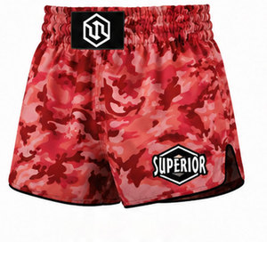 Pantalones Cortos de Kick Boxing Sublimados 100% Poliéster, Personalizados, Crea tus Propios Pantalones Cortos de Muay Thai, Pantalones Cortos de MMA para Hombre y Mujer - Product Image 3