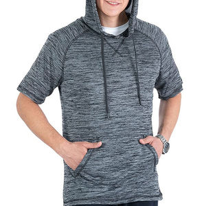 Sweat à capuche zippé pour homme en molleton de coton, coupe oversize, style streetwear, vêtement de sport et d'entraînement, vente en gros - Product Image 1