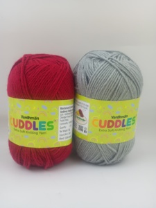 ไหมพรมถักนุ่มพิเศษ Vardhman Cuddles น้ำหนัก 50 กรัม 100% อะคริลิก ย้อมสีเขียวและชมพู สำหรับงานถัก - Product Image 2