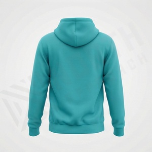 Sweat-shirts à capuche zippés OEM pour le sport, logo brodé ou imprimé, molleton doux 100% coton, veste zippée intégrale, vêtements de sport pour clubs et équipes, personnalisables en gros - Product Image 2
