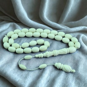 Muslim Prayer Bead Buffalo Horn Bead Kerbai Imam 10mm 33 Paired Eco-Friendly Animal Style Islamic <b>Rosary</b> - Product Image 1