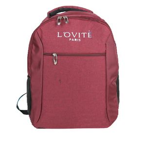 Mochila para Portátil Unisex LOVITE, Vietnam, Alta Calidad, Tipo Suave, Compatible con OEM, Cierre de Cremallera, Impermeable - Product Image 1