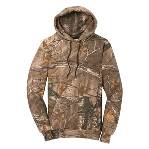 Custom logo Zip up Hunting Hoodie Camouflage Embroidered Patch Hunting Hoodie Real Tree <b>Camo</b> Zipper hunting Hoodie - Product Image 1