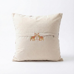 New Cotton Handmade Woven Cotton Cushion Cover Ethnic Boho Decorative <b>Pillowcase</b> for Sofa Living Room Decor - Product Image 4