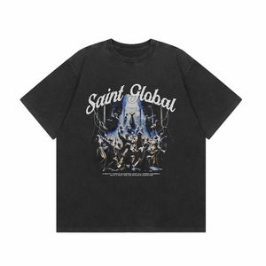 Camiseta de Hombre 100% Algodón, Premium, Cómoda, de Alta Calidad, con Logotipo Personalizable DTF, Transpirable, de Secado Rápido, 250g - Product Image 2