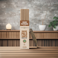 Bâtons d'encens roulés à la main de la série botanique Palo Santo Diffuseur d'aromathérapie enduit d'herbes aromatiques et pot-pourri Hawan