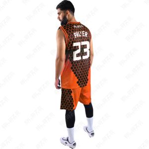 Blaze Fight Wear uniforme de basket-ball OEM personnalisé de haute qualité Bsci été basket-ball ensemble de sport unisexe adulte maillot de basket-ball - Product Image 5