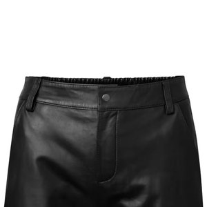Pantalones Cortos de Cuero Casuales y Transpirables, Ecológicos, de Talla Grande, Cintura Media, Servicio OEM para Hombre - Product Image 3