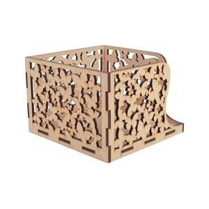 Boîte à mouchoirs en MDF de qualité supérieure, élégante et décorative, pour la maison, le bureau ou la table. - Product Image 6