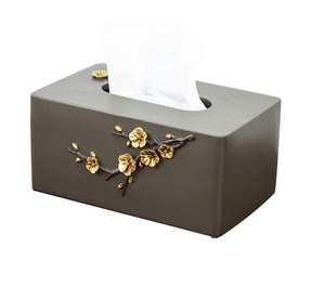 Countertop <b>Tissue</b> <b>Paper</b> Holder Cube Free Standing Decorative Holder Silver Finish <b>Tissue</b> Box Convenient Kitchen <b>Tissue</b> Holder - Product Image 5