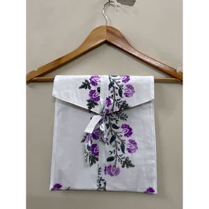 Women 100% Cotton Floral Print Pajama Set Soft Breathable Knitted Sleepwear Elastic Waist Two Piece <b>Loungewear</b> - Product Image 5