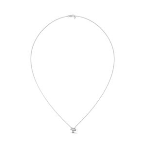 Collier pendentif en argent avec diamant de laboratoire de haute qualité pour femme, bijoux fins, collection de cadeaux classiques solitaires - Product Image 3