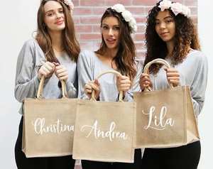 OEM Custom Design Jute Packaging <b>Bags</b> with Logo Branding for Wholesale Export and Promotional Packaging - Product Image 4