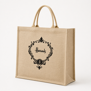 Bolsa de Tela Natural Juco Personalizada 40x40x15cm, Ecológica, Reutilizable, Promocional, para Compras, Venta al Por Mayor, Fabricante OEM para Exportación - Product Image 4
