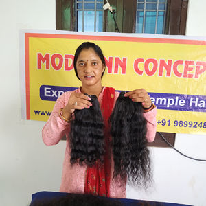 Meilleur fournisseur 100% cheveux naturels bouclés soyeux vietnamiens de haute qualité 8-36 pouces Super cheveux humains birmans doublement étirés - Product Image 3