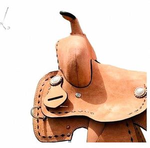 Selle de cheval western à assise profonde pour une conduite sûre et confortable, exportée d'Inde à bas prix - Product Image 1