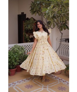 Latest Women Summer Collection <b>Kurti</b> in Cotton with Embroidery Work for Casual and Office Wear Comfortable Fit for Ladies Top - Product Image 1