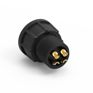 ขั้วต่อแบบ 4 ขา ขนาด B พร้อมสายเคเบิล ทำจากทองเหลือง กันน้ำ มาตรฐาน IP67 รองรับกระแสไฟ 10 แอมป์ - Product Image 2