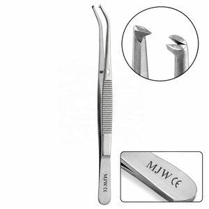 Pinzas Curvas Semken Taylor 1x2 Dientes para Tejidos - Acero Inoxidable - Pinzas Quirúrgicas para Agarrar Tejidos de Uso Médico - Product Image 2