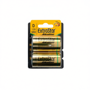 Batterie alcaline ExtraStar D 1.5V 18400mAh Confezione da 8 per uso domestico - Product Image 2