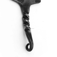 Amulette forgée à la main forgeron Viking hache Thor marteau Mjollnir pendentif bijoux fer tourbillon pendentif collier païen
