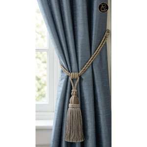 Elegant Tassel Curtain <b>Tieback</b> Polyester Rope Curtain Holder Decorative Holdback for Drapes Window Classic Home Interior Decor - Product Image 5