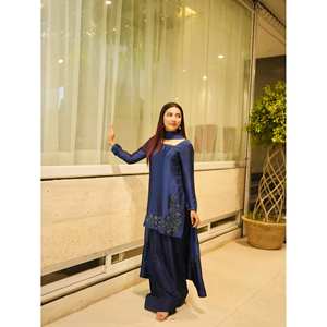 Conjunto de Top, Pantalón y Dupatta para Mujer con Bordado de Lentejuelas - Product Image 6