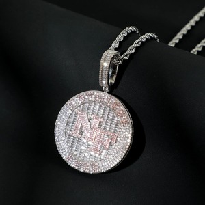 Fashion Jewelry Luxury Custom Name Letter <b>Pendant</b> VVS Moissanite 925 <b>Silver</b> 18K Gold Plated Hip Hop <b>Initial</b> Letter <b>Pendant</b> - Product Image 4