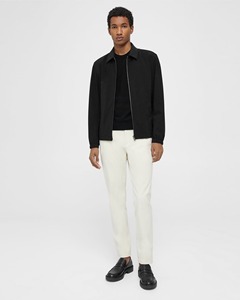 Chaqueta Camisa Trex Export para Hombre, Negra, Cierre de un Botón, Corte Regular, Cuello Alto, Color Sólido, Estilo Urbano, Invierno - Product Image 2