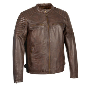 Nouvelles arrivées : vestes en cuir d'agneau sur mesure, style streetwear, veste en cuir originale pour homme - Product Image 4