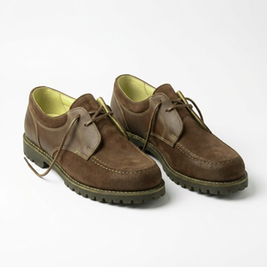 STALWART IMPEX Chaussures de marche grises en similicuir suédé à lacets pour hommes, en cuir de vachette, imperméables, légères, antidérapantes, semelle EVA, pour l'automne - Product Image 1