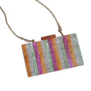 กระเป๋าถือแฟชั่นประดับด้วยเรซินสไตล์โบฮีเมียนสำหรับผู้หญิงชุดของขวัญแต่งงาน - Product Image 5