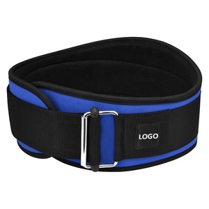 Cinturón profesional de seguridad para gimnasio, logotipo personalizado, Neopreno, levantamiento de pesas, cuero de vaca transpirable ajustable, superventas - Product Image 2