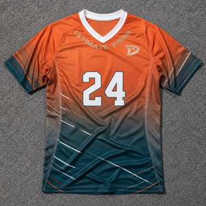Maillot d'équipe ultime de qualité professionnelle, respirant, en maille athlétique, imprimé de pointe à pointe, OEM, maillot de frisbee ultime - Product Image 1
