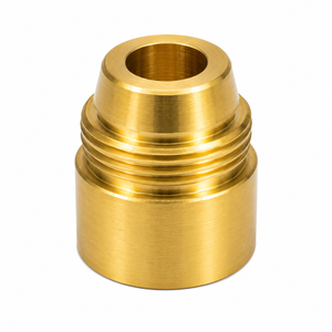Brass Male Thread PVC Pipe Fitting CNC Machined Polished Straight Connector Custom Metal Pipe Adapter Fluid System High-quality - Product Image 1