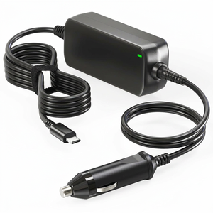 <span class=keywords><strong>Cargador</strong></span> <span class=keywords><strong>de</strong></span> <span class=keywords><strong>Coche</strong></span> USB-C <span class=keywords><strong>de</strong></span> 100W <span class=keywords><strong>para</strong></span> Portátiles, Adaptador <span class=keywords><strong>de</strong></span> Corriente <span class=keywords><strong>de</strong></span> 12-24V CC, Cable <span class=keywords><strong>de</strong></span> Carga <span class=keywords><strong>para</strong></span> Lenovo, <span class=keywords><strong>HP</strong></span>, Dell, Acer, Asus, Chromebook, Samsung, MacBook - Product Image 1